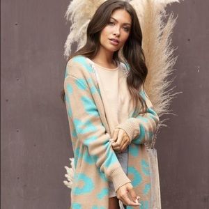 Leopard Emerald Cardigan